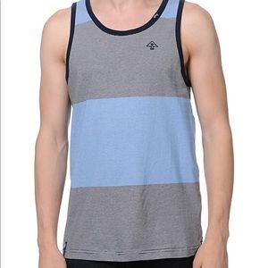 LRG - men’s striped navy tank
